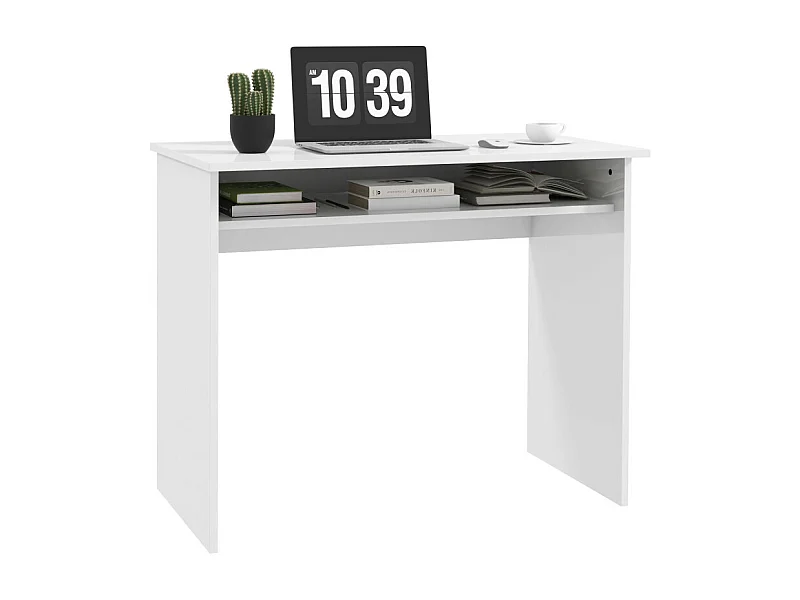 Bureau multimédia multi-rangement 1 étagère