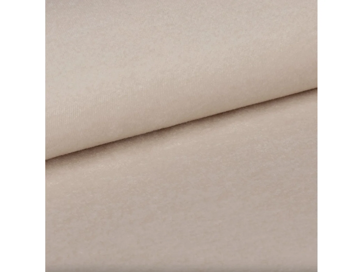 Lit rembourré Lux beige 140x200 cm, coffre, tête de lit, sommier, pieds dorés, tissu Amon
