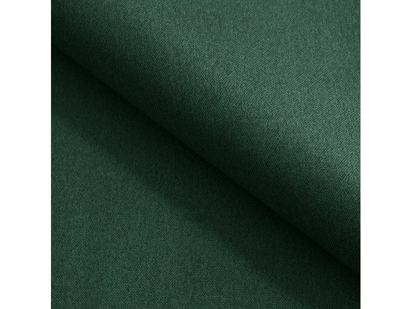 Canapé d'angle lit, têtières réglables, méridienne droite, 278×197×76/98 cm, tissu vert bouteille