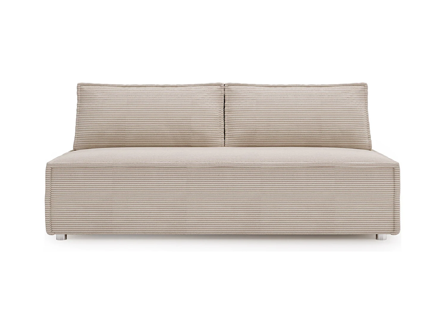 Canapé convertible DUO Poso en tissu - plusieurs coloris Beige