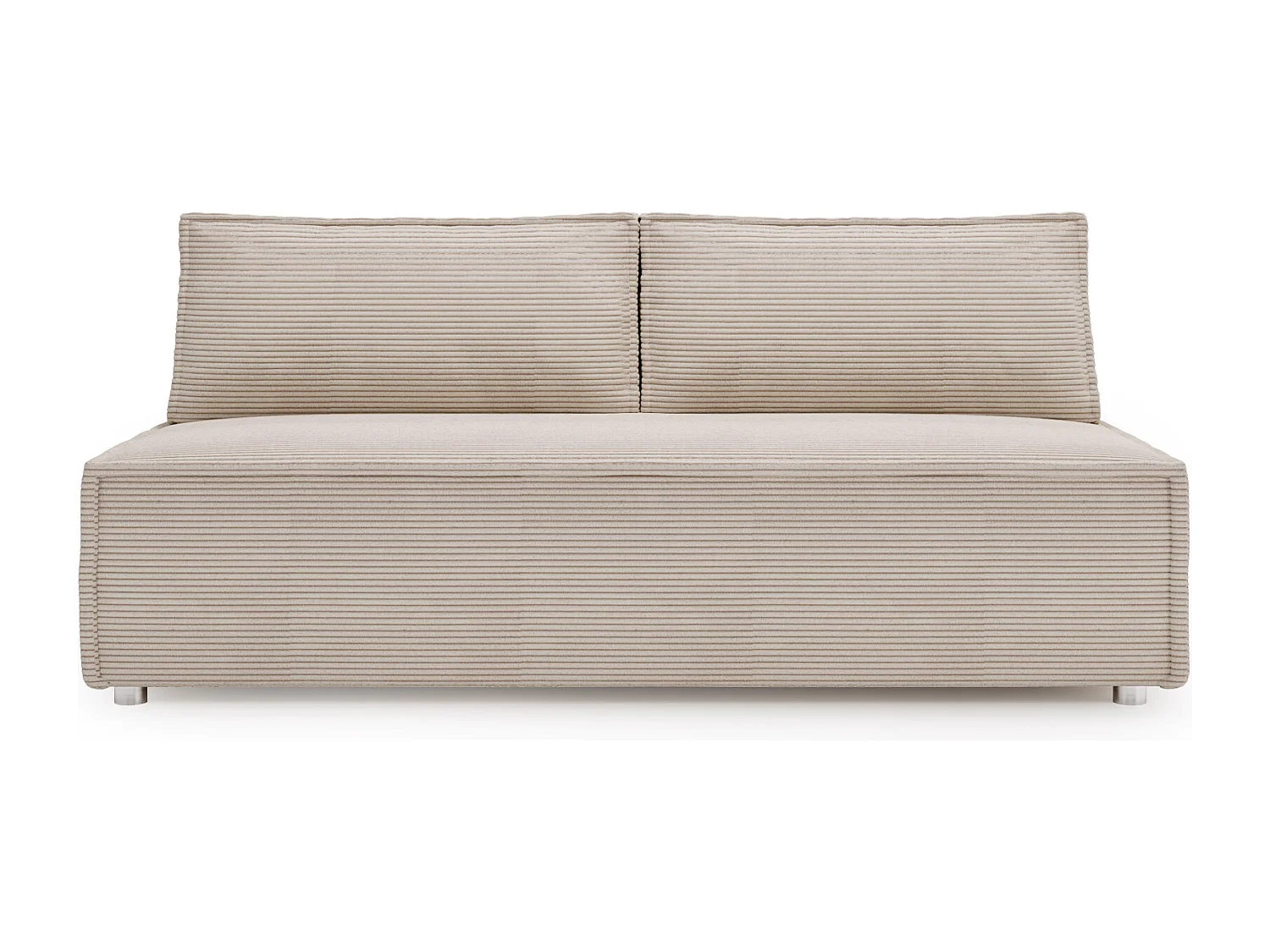 Canapé convertible DUO Poso en tissu - plusieurs coloris Beige