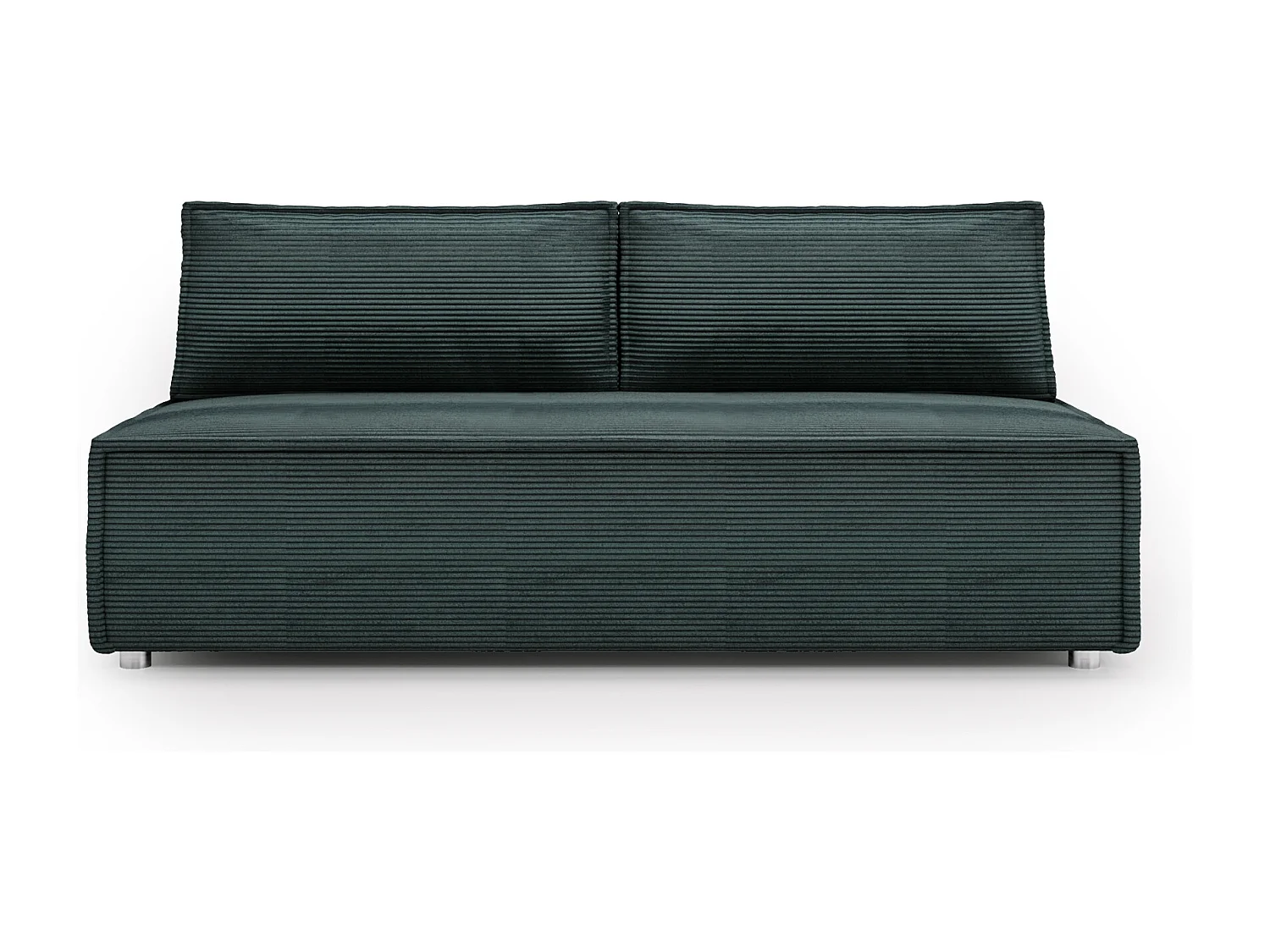 Canapé convertible DUO Poso en tissu - plusieurs coloris Bleu azur