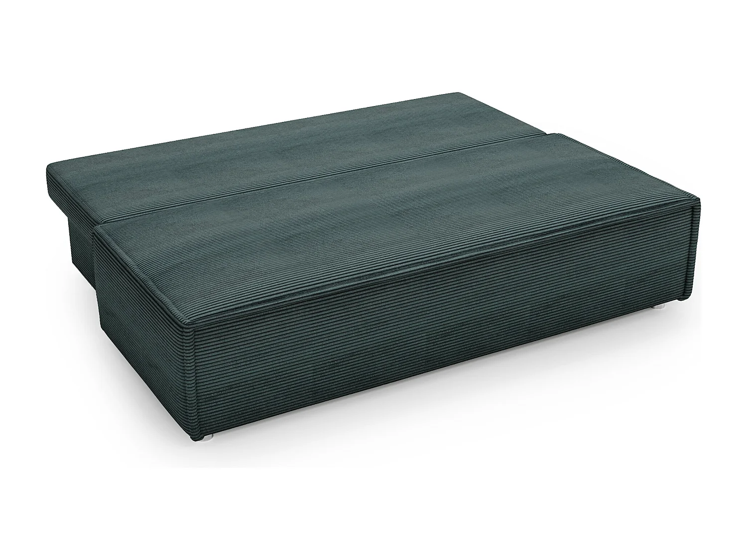 Canapé convertible DUO Poso en tissu - plusieurs coloris Bleu azur