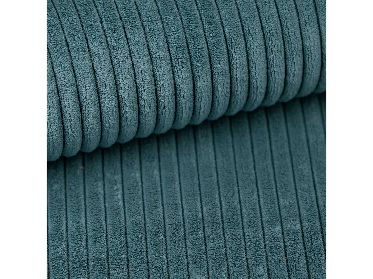 Canapé convertible DUO Poso en tissu - plusieurs coloris Bleu azur