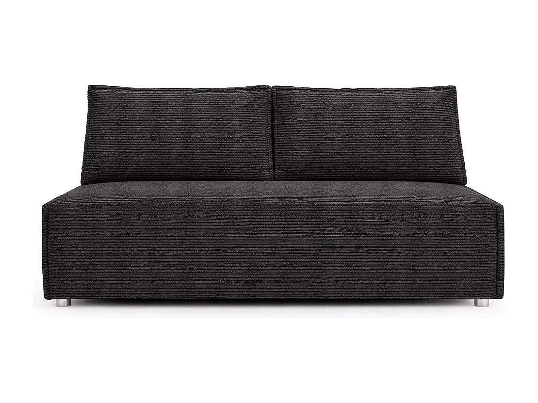 Canapé convertible DUO Poso en tissu - plusieurs coloris graphite