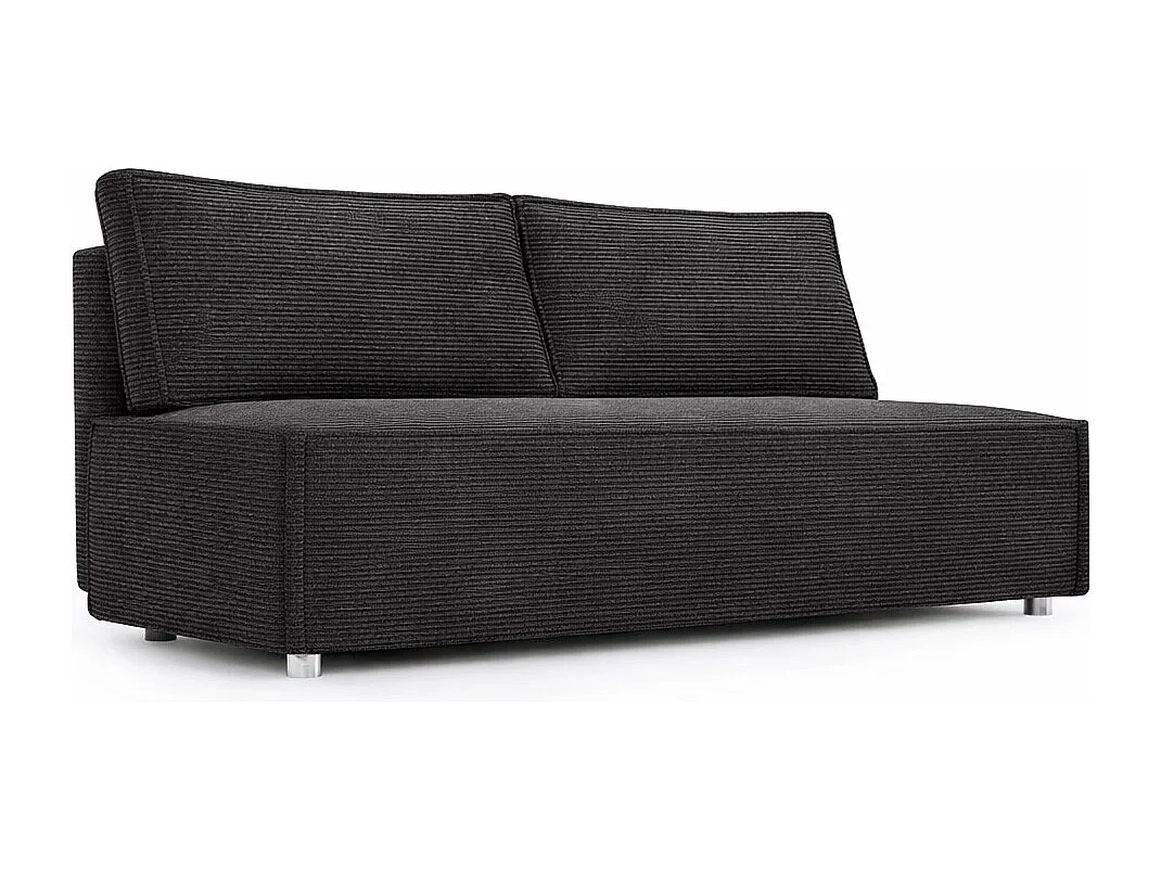 Canapé convertible DUO Poso en tissu - plusieurs coloris graphite