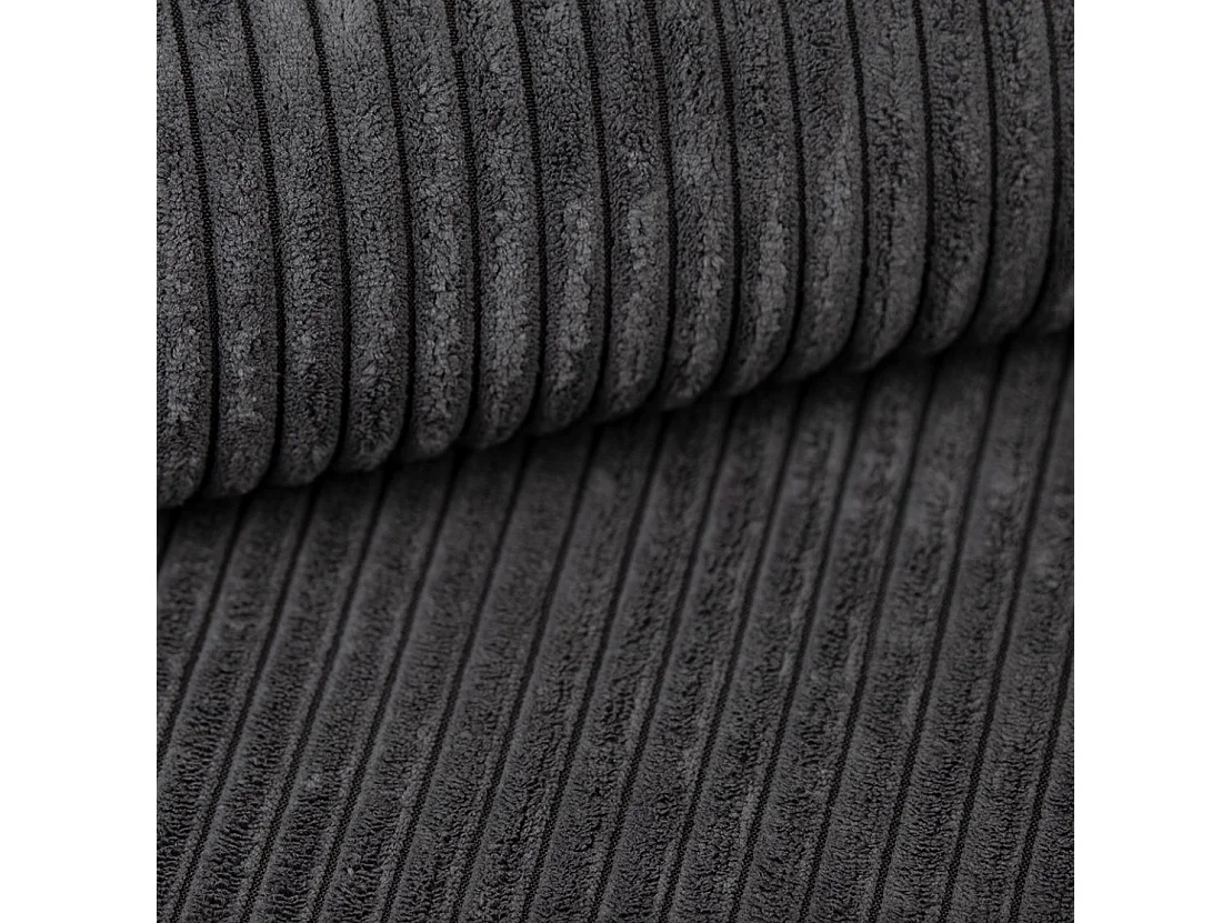 Canapé convertible DUO Poso en tissu - plusieurs coloris graphite