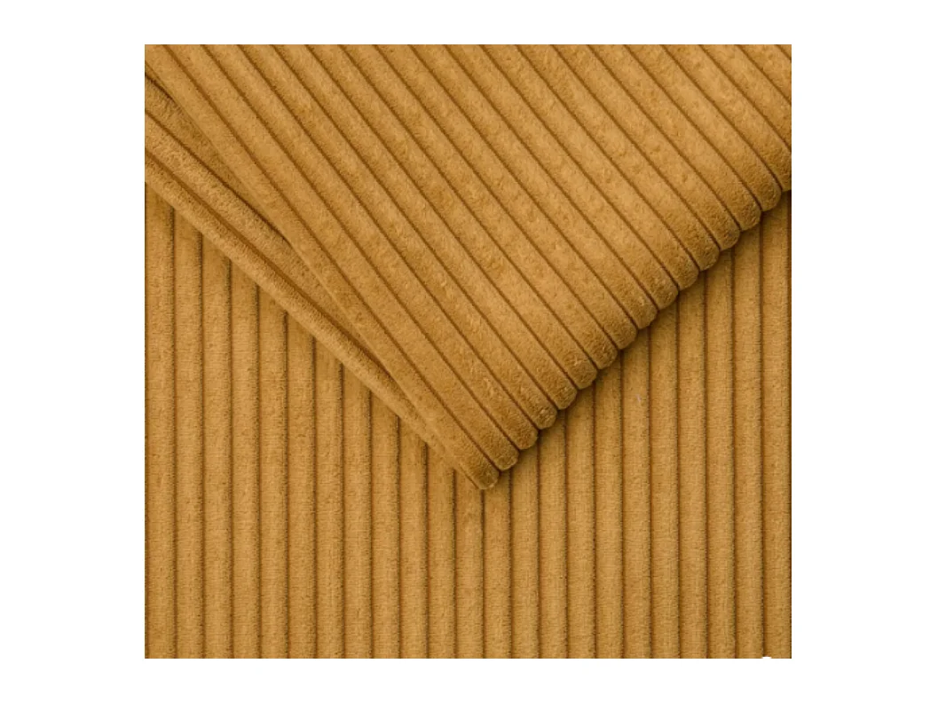 Canapé convertible DUO Poso en tissu - plusieurs coloris couleur moutarde