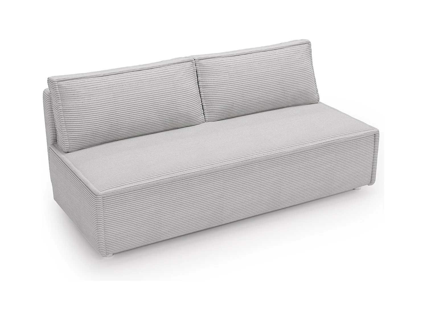 Canapé convertible DUO Poso en tissu - plusieurs coloris gris