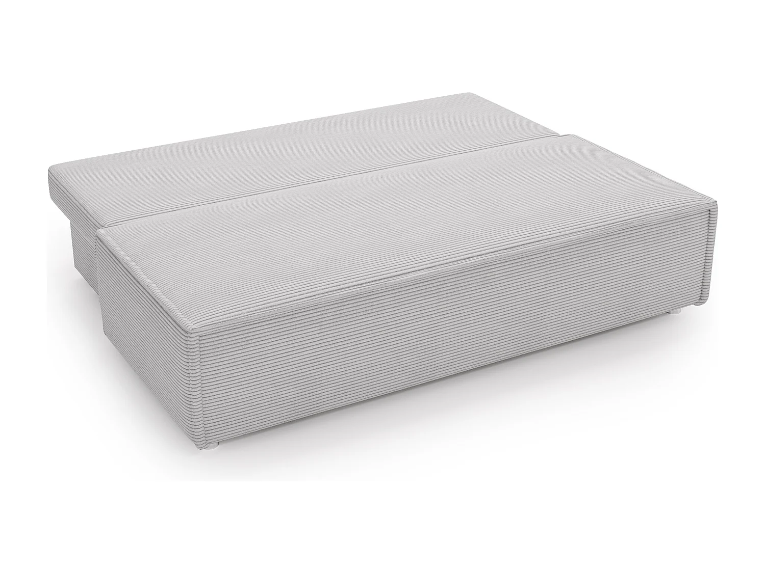 Bank met slaapfunctie en bedkast, slaapbank DUO Poso stof - vele kleuren grijs