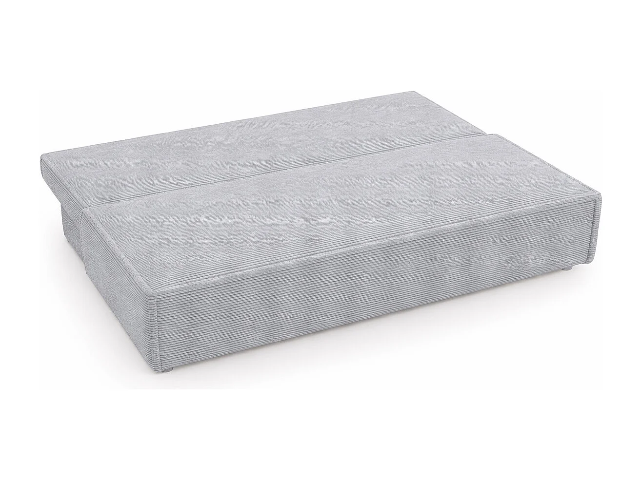 Canapé convertible DUO Poso en tissu - plusieurs coloris argent