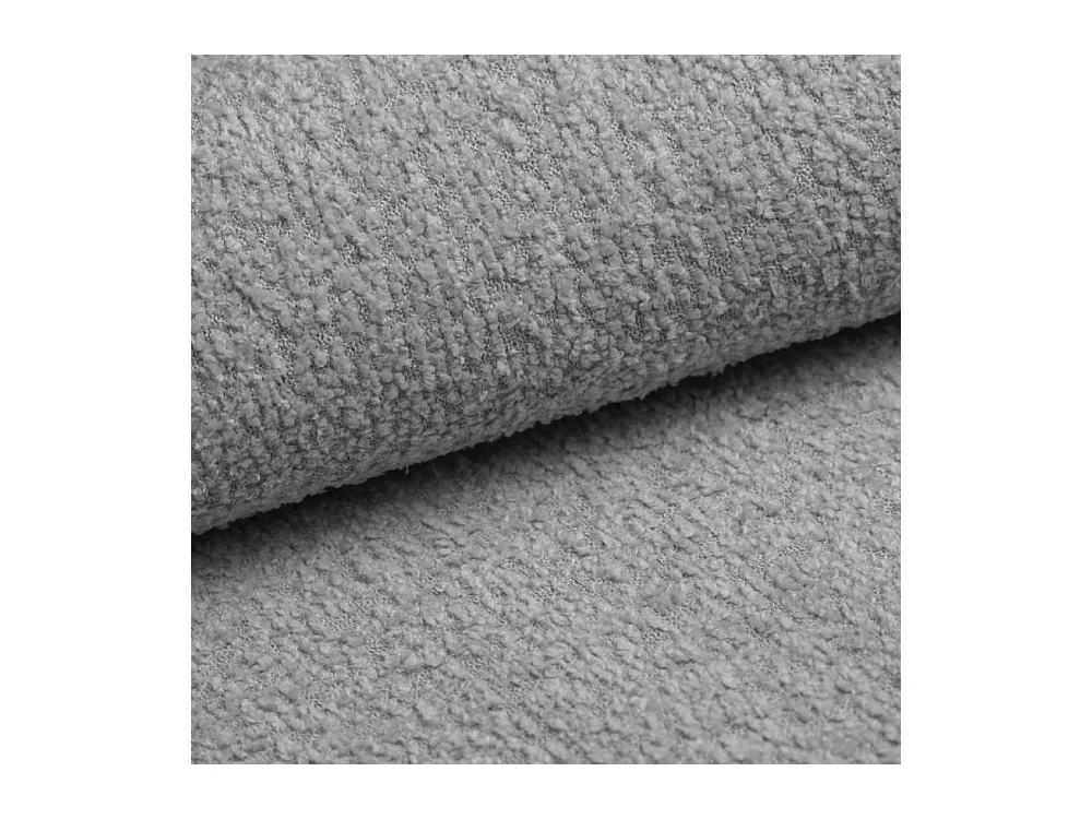 Ecksofa mit schlaffunktion und bettkasten, Ecksofa L-Form, Eckcouch L-Form BEST stoff Abriamo Grau Links