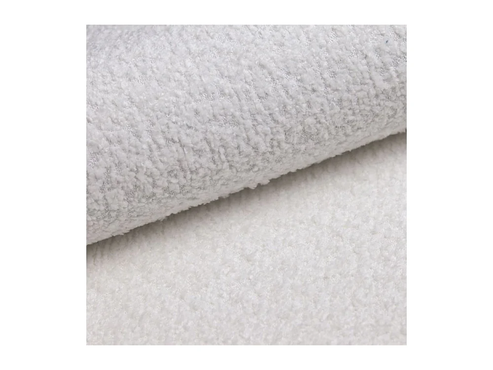 Ecksofa mit schlaffunktion und bettkasten, Sofa U-form, Couch U-form BEST stoff Abriamo Ecru