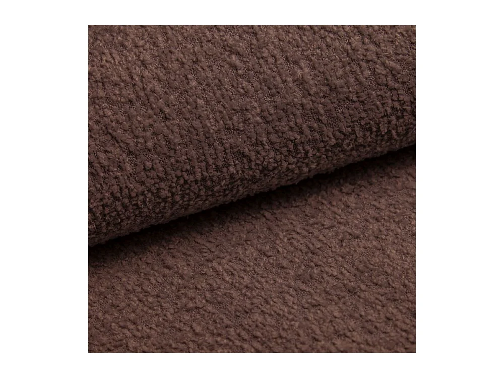 Ecksofa mit schlaffunktion und bettkasten, Ecksofa L-Form, Eckcouch L-Form BEST stoff Abriamo Braun Rechts