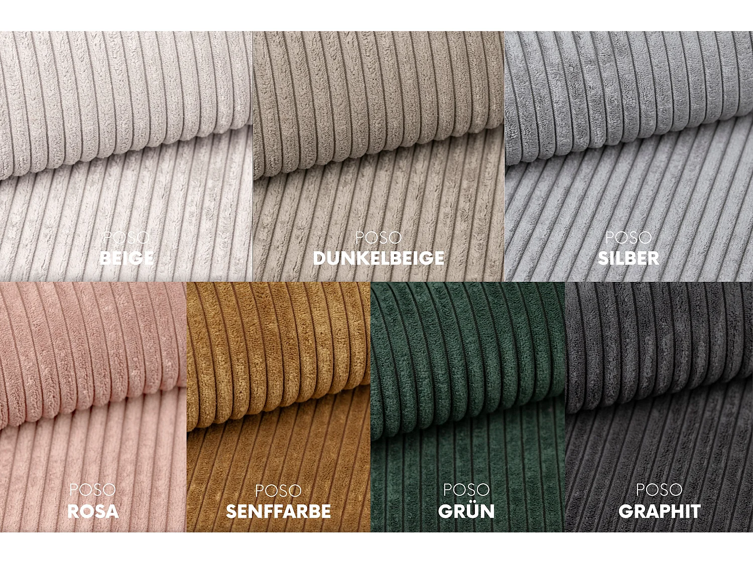 Canapé-lit Carlos, canapé d'angle en L avec fonction couchage et coffre de lit, tissu Poso Silver, droite