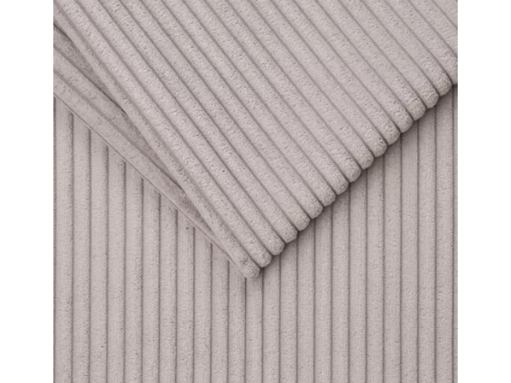 Bank met slaapfunctie en bedkast, slaapbank DUO Poso stof - vele kleuren Lichtgrijs