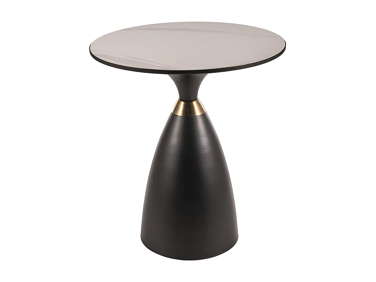 Table d'appoint/céramique/métal/Gemini