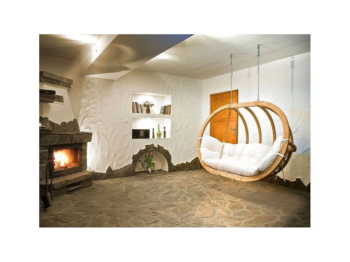 Canapé suspendu Globo royal Ecru