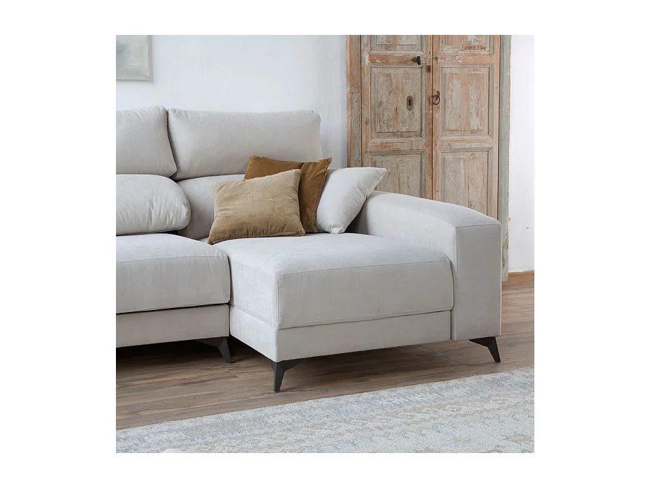 Canapé d'angle textile Beige (405) 280x105