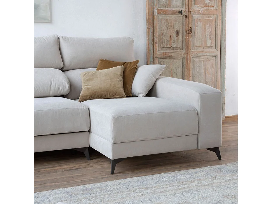 Canapé d'angle textile Beige (405) 280x105