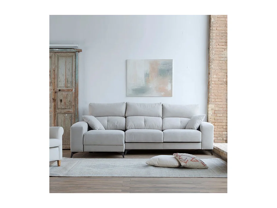 Canapé d'angle textile Beige (405) 280x105