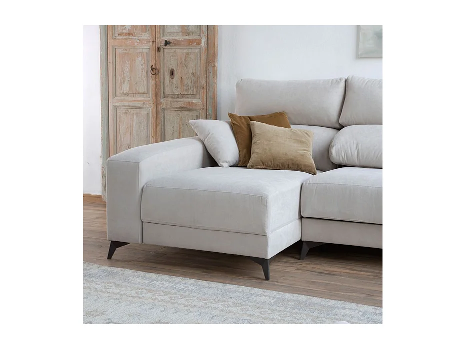 Canapé d'angle textile Beige (405) 280x105