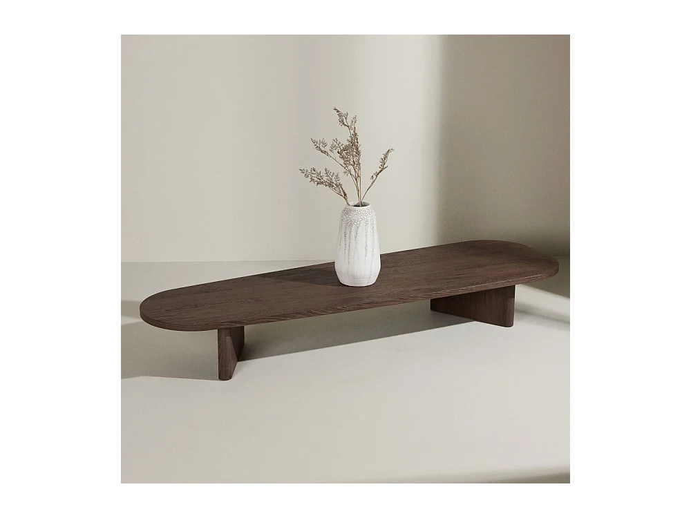 Table Basse Design "Gronvik" 180cm Marron