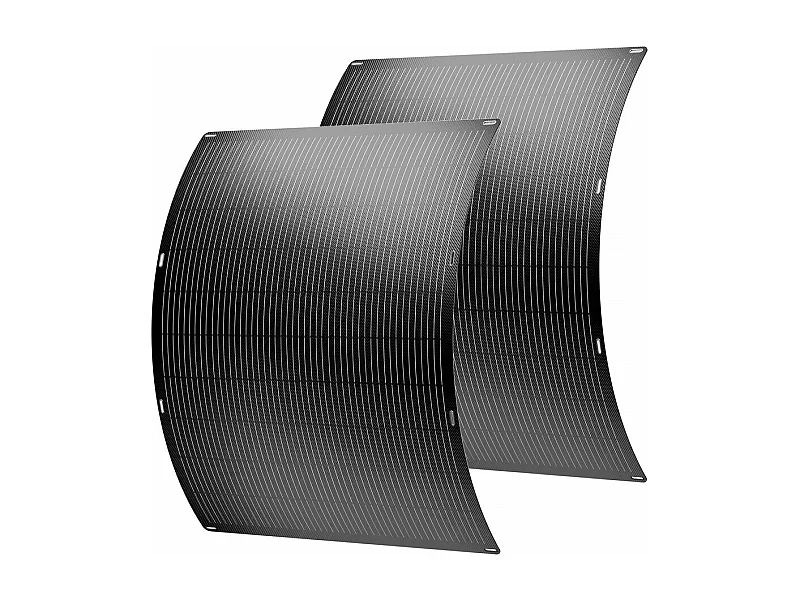 Lote de 2 paneles solares flexibles 400W "Urban Center" Negro