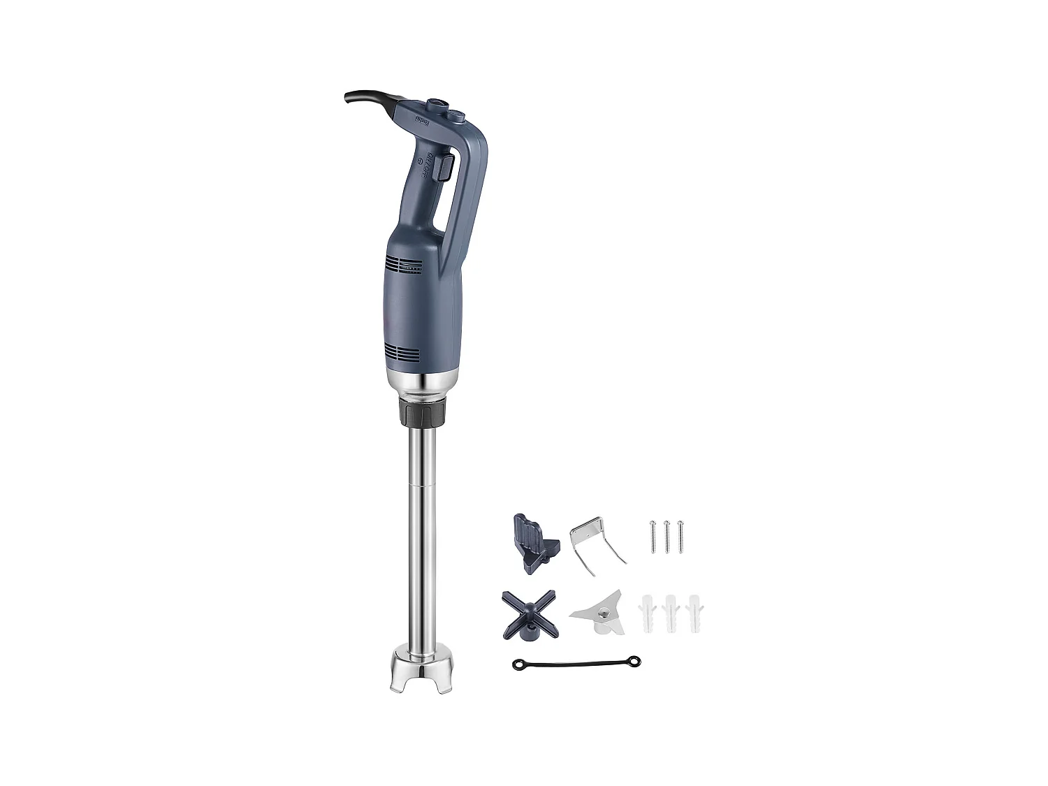 Liquidificador de Imersão Comercial SucceBuy de 350 W, Liquidificador Manual de Alta Resistência para Sopas e Molhos