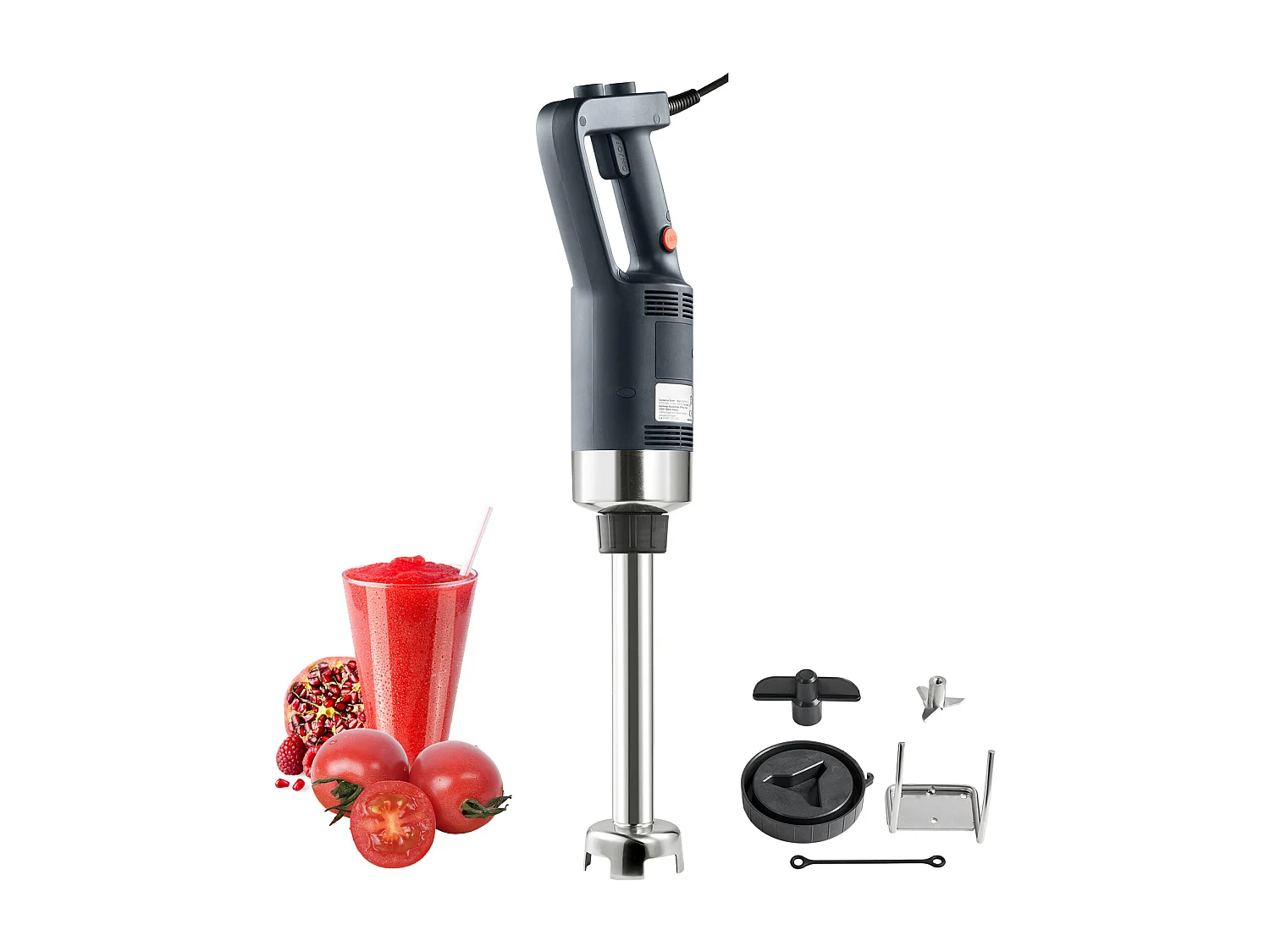 Mélangeur à Immersion SucceBuy Mélangeur à Immersion Commercial, Mélangeur à Main Robuste de 750 W, Vitesse Variable