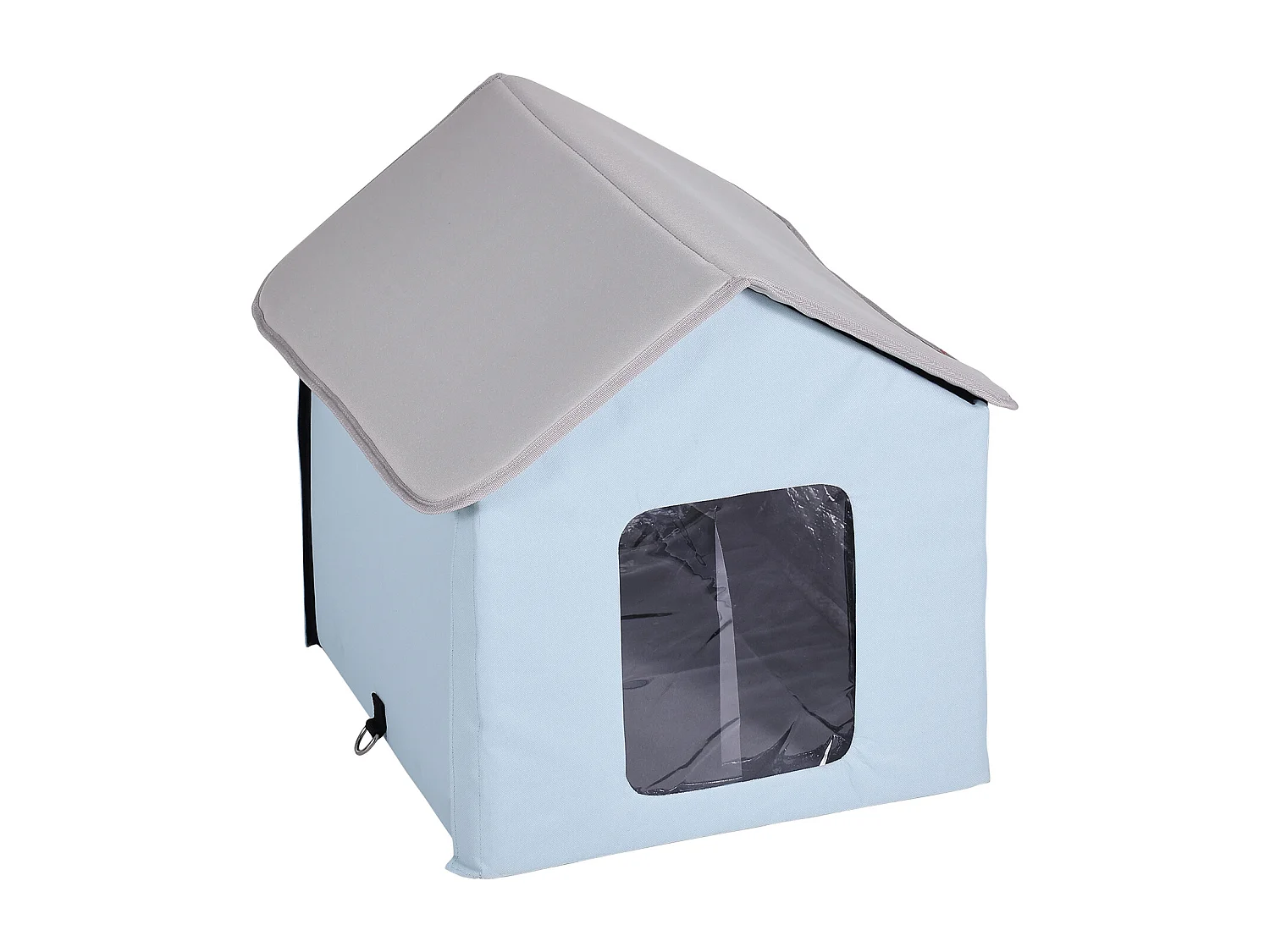 Cuccia per Gatti, SucceBuy Cuccia Riscaldata per Gatti, Rifugio Pieghevole per Gatti con Cuscinetto Riscaldante, Blu, Piccola