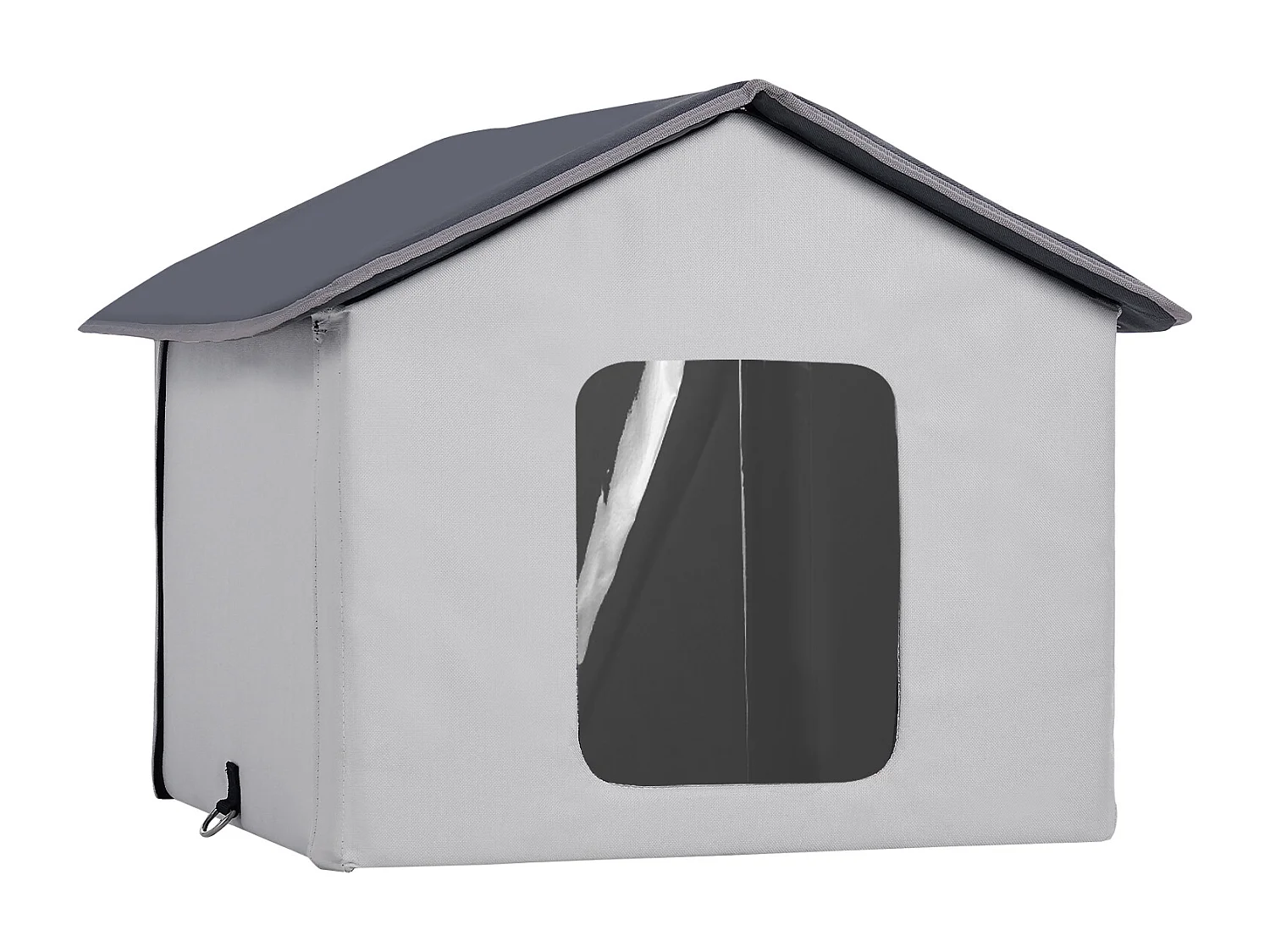 Caseta para Gatos SucceBuy con Calefacción, Plegable y con Almohadilla Térmica, Gris, Talla M