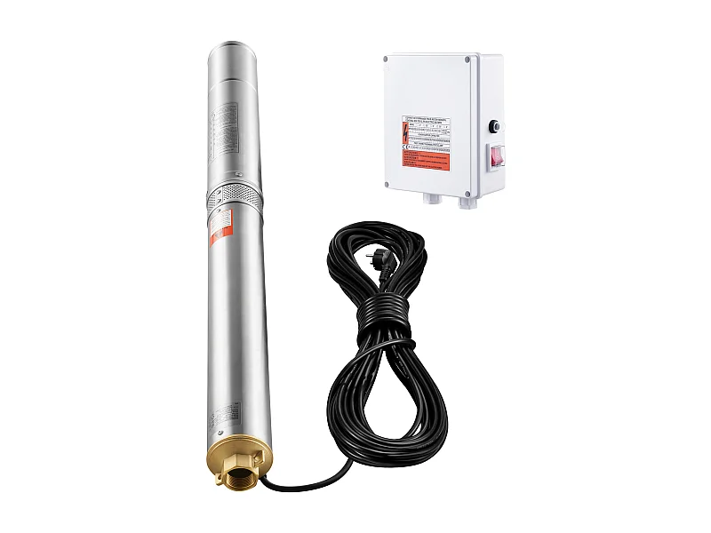 Diepwaterpomp SucceBuy 2200 W 9,8 m³/u 144 m met Regelkast