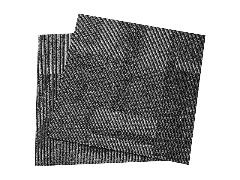 Tapis SucceBuy Wiederverwendbare Teppichbodenplatten, 24 Stücke Quadrate 60.96CMx60.96CM mit Beigefügter Füllung DIY - Gemischt Grau