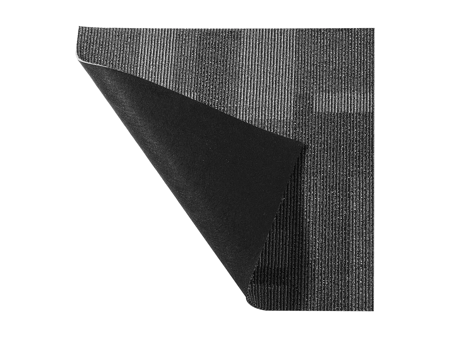 Tapis SucceBuy Dalles de Moquette Réutilisables, 24 Pièces 60.96CMx60.96CM Carrés avec Rembourrage Attaché DIY - Gris Mélangé