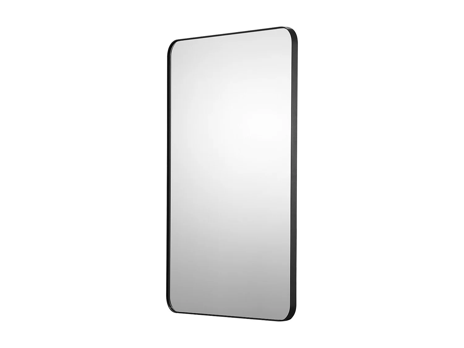 Lustro Prostokątne, SucceBuy Lustro Ścienne 91,5 x 61 CM z Aluminiową Ramą