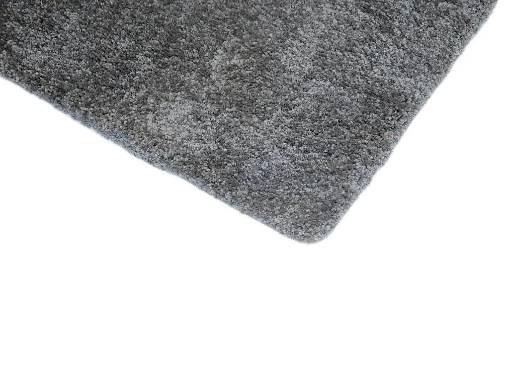 Tapete liso AMBIHOME CARACAS 01 - Cinzento, pelo alto, 160x230cm