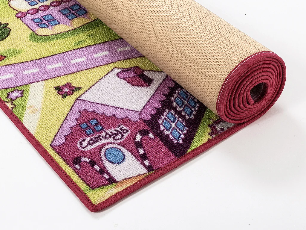 Tapete infantil AMBIHOME FAIRGROUND LIFE - antiderrapante, 95x133cm