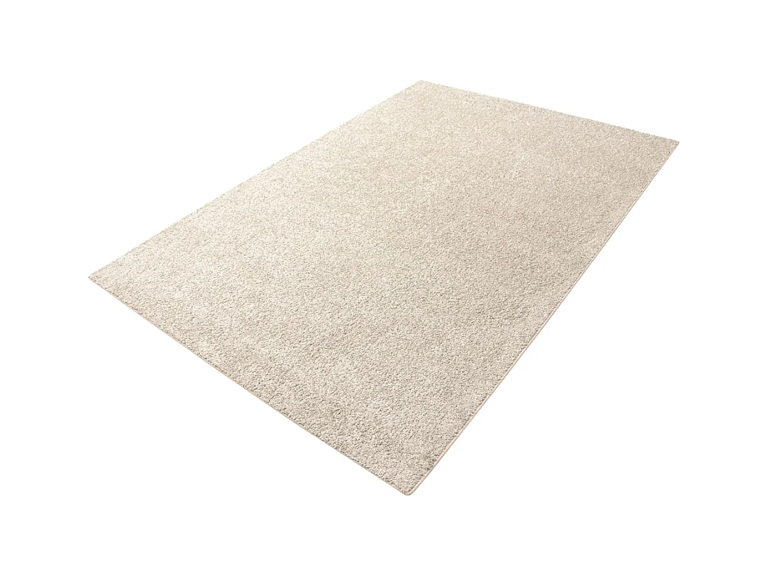 Tapete liso AMBIHOME KIND 01 - Creme, pelo baixo, 200x300cm