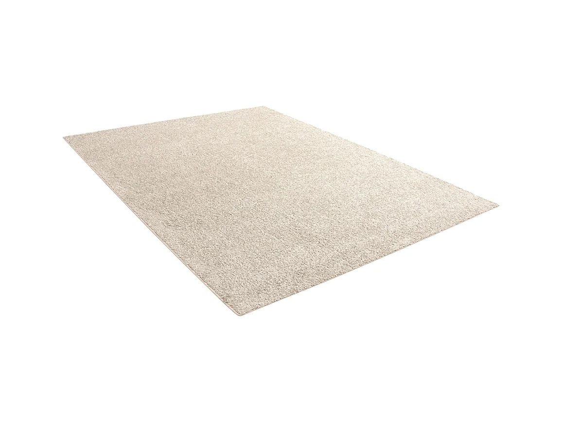 Tapete liso AMBIHOME KIND 01 - Creme, pelo baixo, 200x300cm