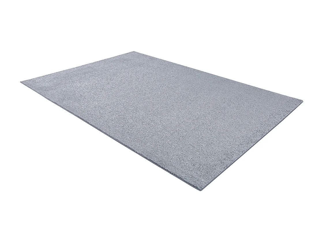Tapete liso AMBIHOME KIND 03 - Cinza escuro, pelo baixo, 57x150cm