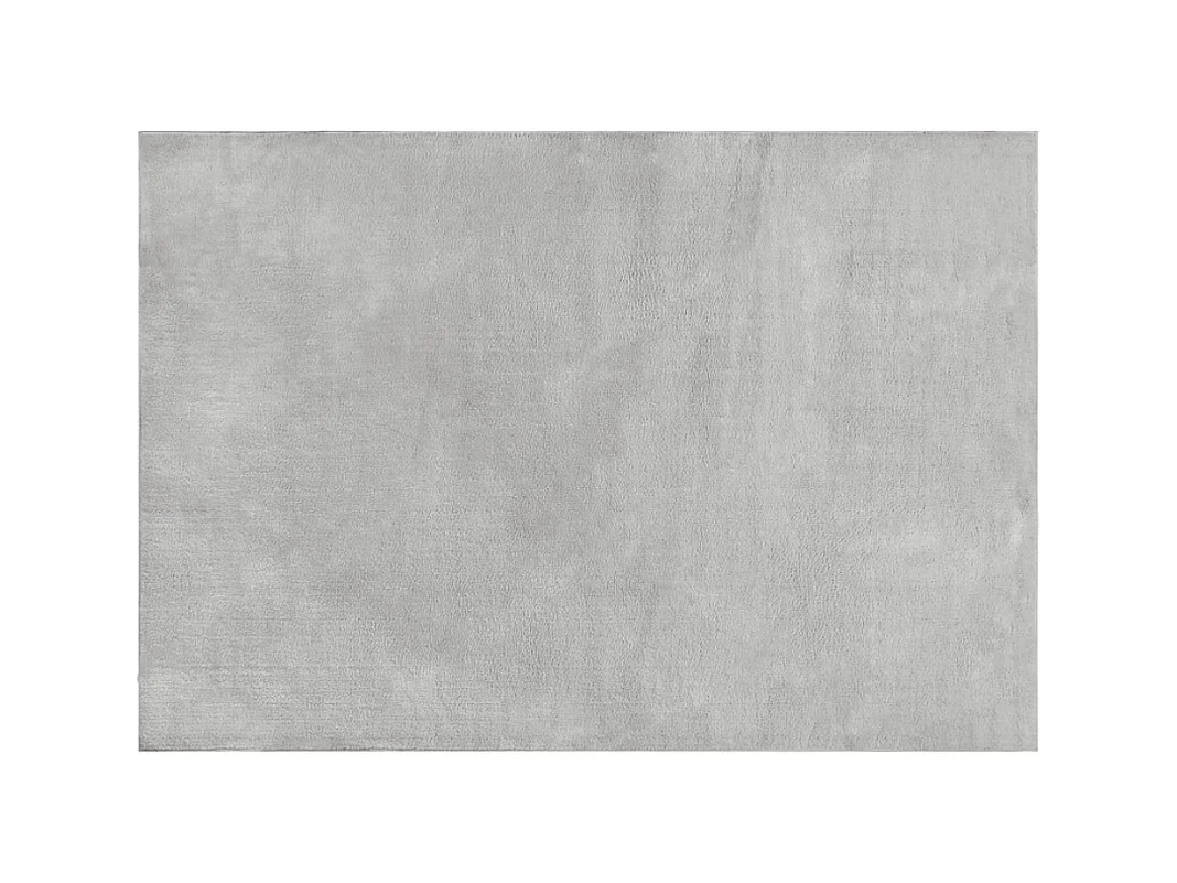 Tapete liso AMBIHOME KIND 04 - Cinza claro, pelo baixo, 57x150cm