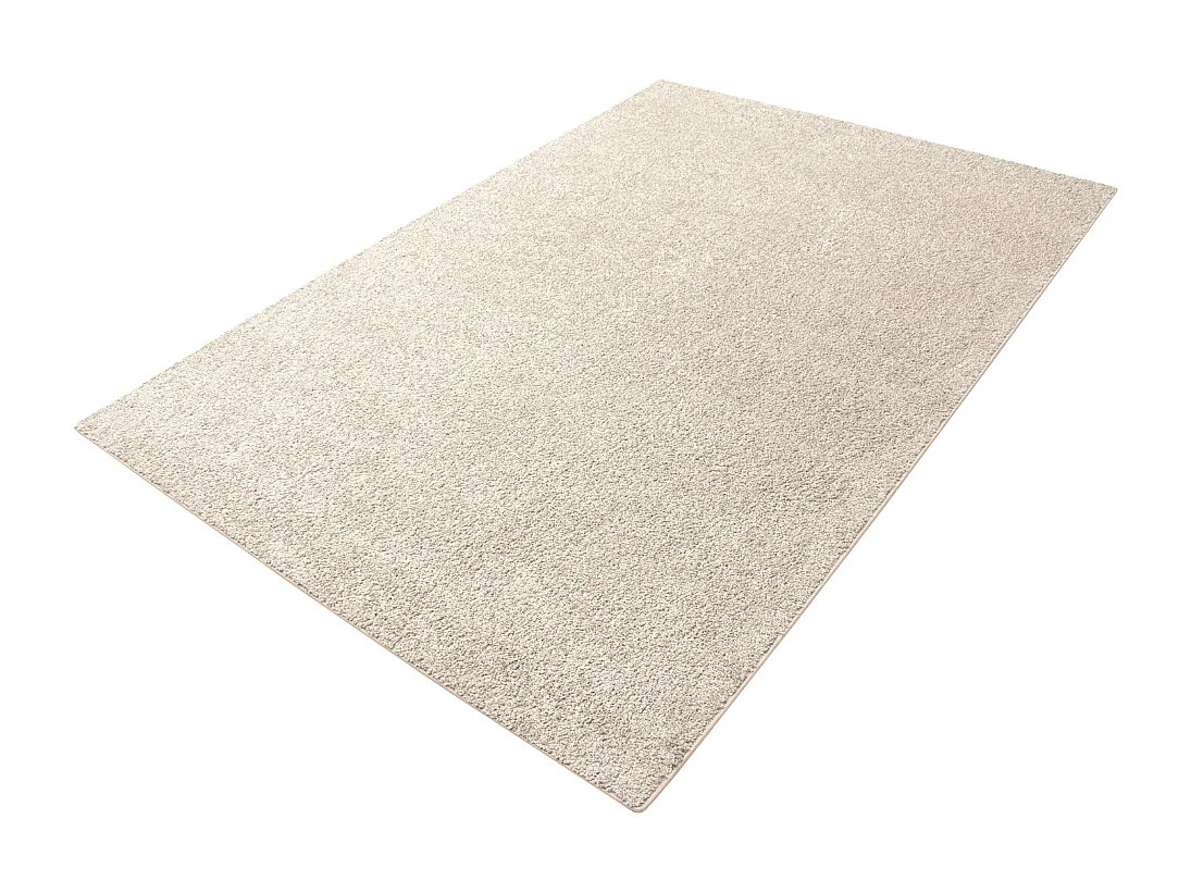 Tapete liso AMBIHOME KIND 01 - Creme, pelo baixo, 160x230cm