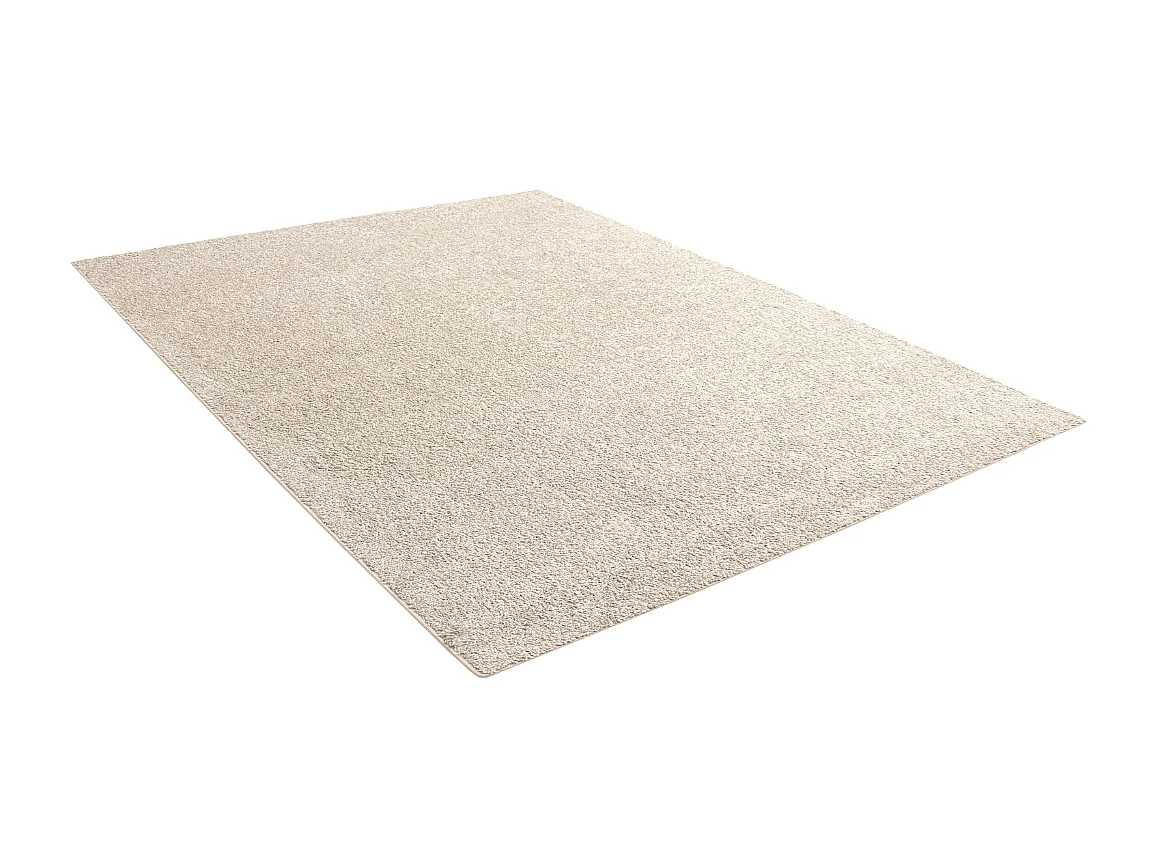 Tapete liso AMBIHOME KIND 01 - Creme, pelo baixo, 160x230cm