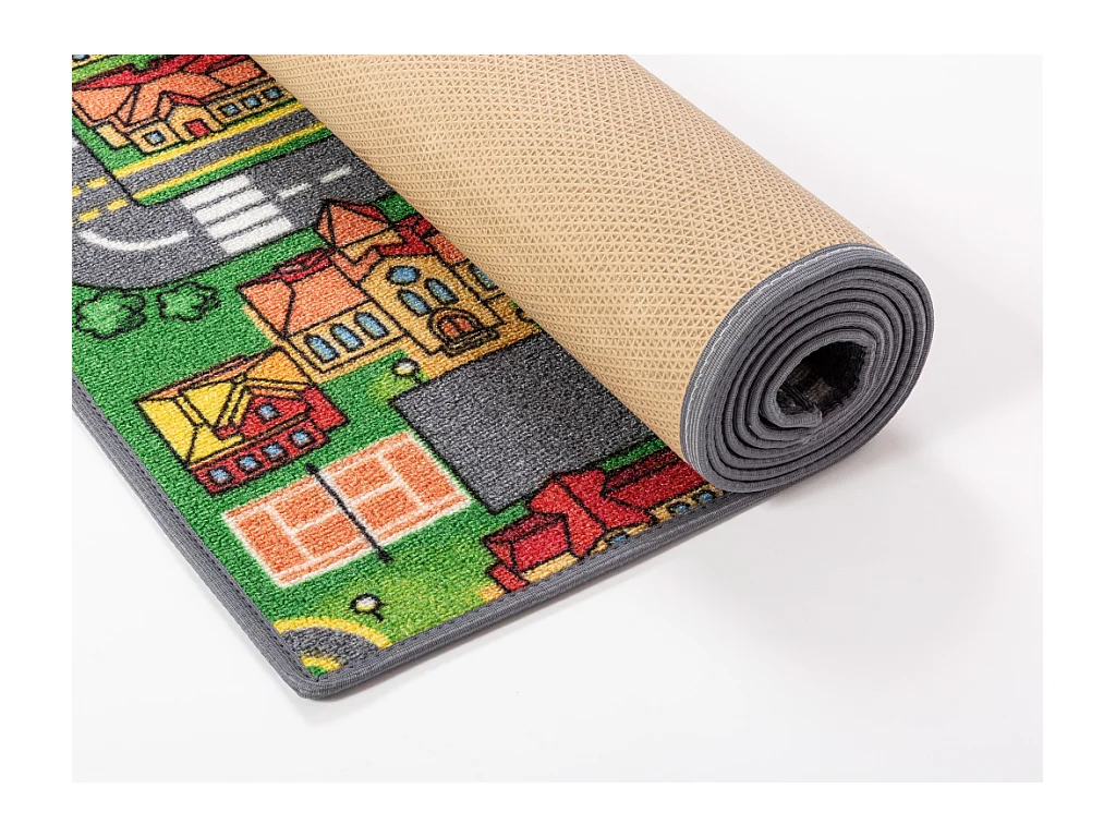 Tapete infantil AMBIHOME CITY LIFE - antiderrapante, 95x133cm