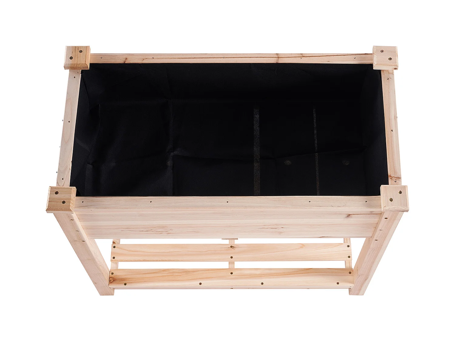 Jardinière Surélevée SucceBuy 33,9 x 18,1 x 30 po en Bois Pour Fleurs, Légumes, Herbes