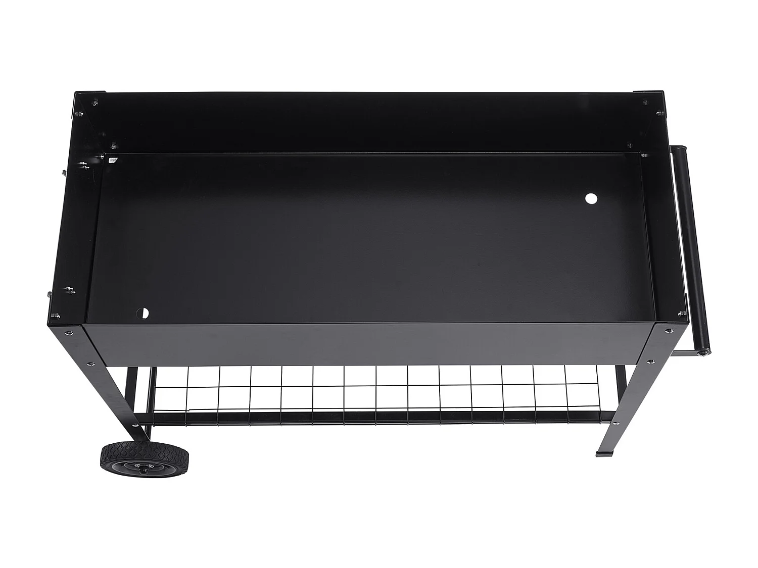 Jardinière SucceBuy Jardinière Surélevée, Jardinière en Métal Galvanisé, Jardinière Extérieure Surélevée avec Pieds, Idéale pour les Fleurs