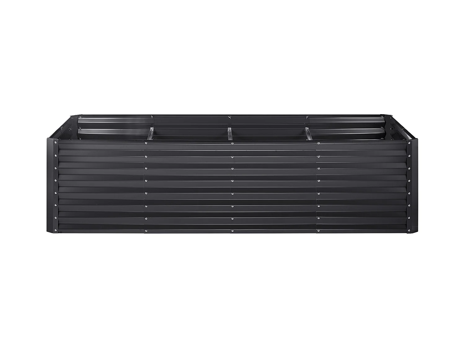 Lit de Jardin Surélevé Galvanisé SucceBuy 94.5x47.2x23.6 » Fleurs Légumes