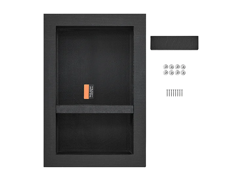 Niche de Douche SucceBuy 41 x 61 x 10 cm, étagère Double pour Salle de Bain