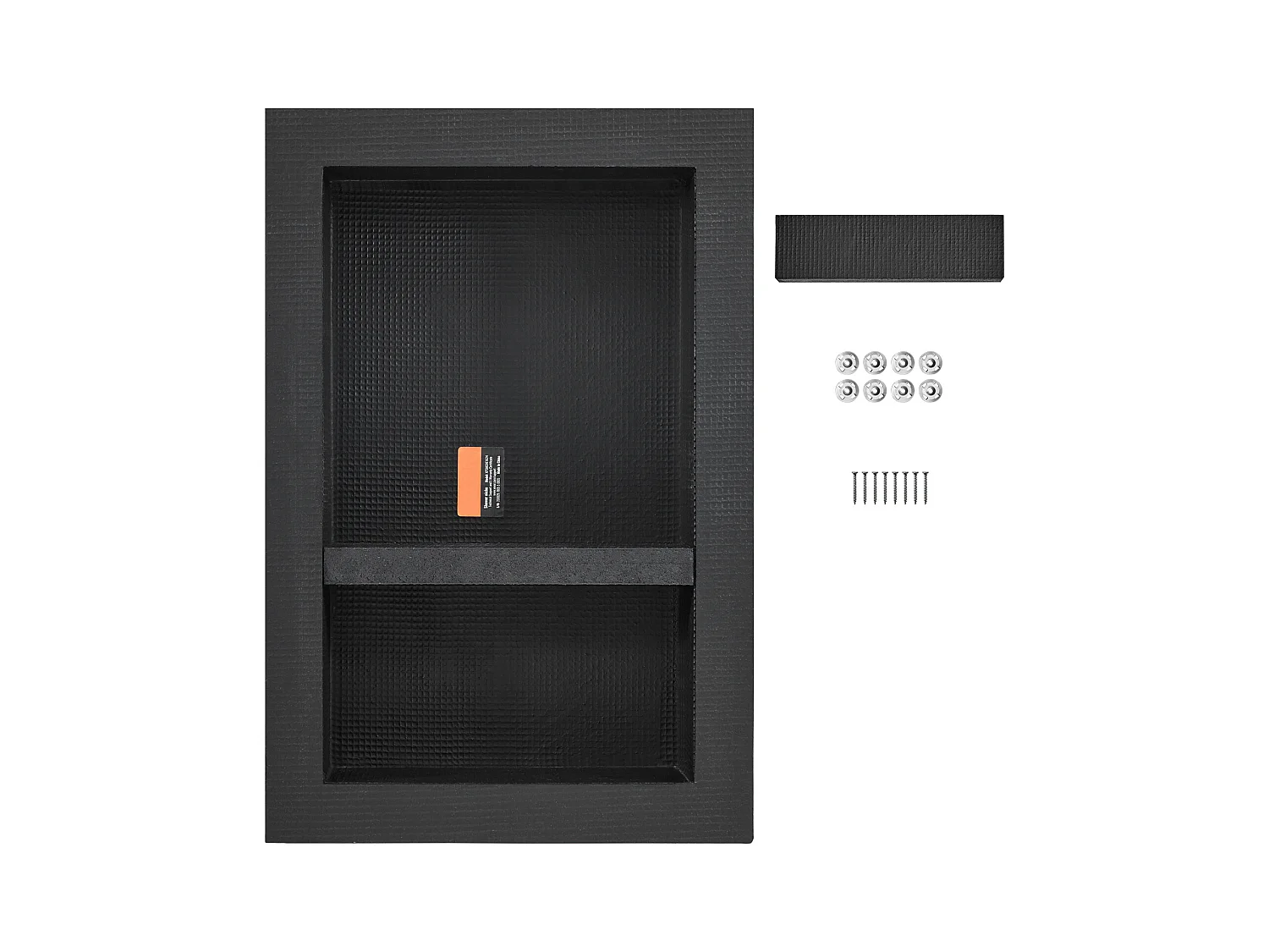Niche de Douche SucceBuy 41 x 61 x 10 cm, étagère Double pour Salle de Bain